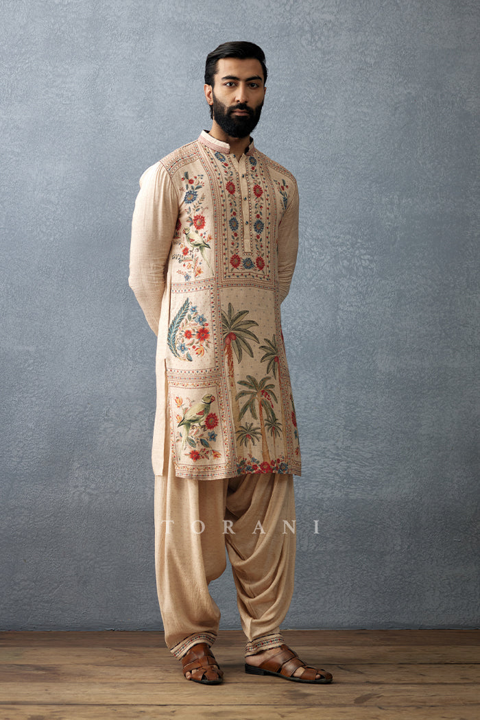 Badami Ashfaq Kurta Set