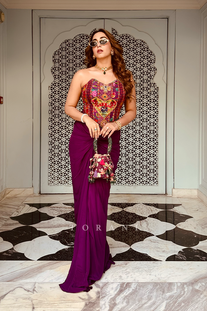 Shiana Kothari in our Dil Kusha Ursa Corset Set