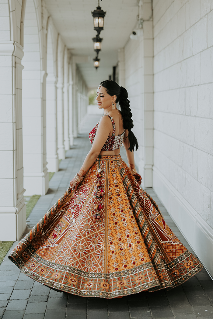 Naveen Minhaas in our Kanak Meher Lehenga Set