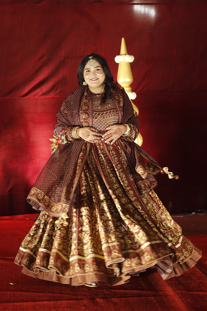 Nidhi Singh In Our Gulnar Shehnaaz Anarkali Set