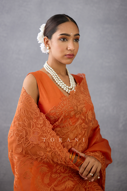 Narangi Advika Saree