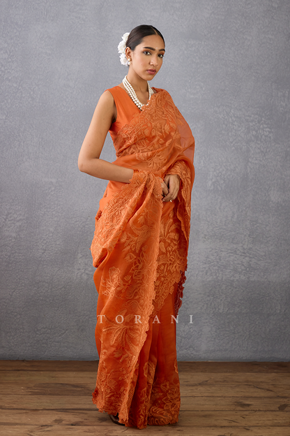 Narangi Advika Saree