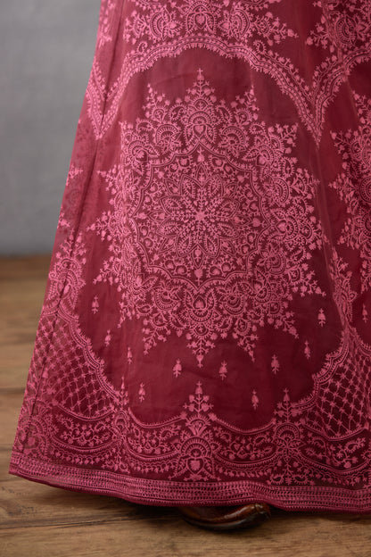 Gulkand Meher Passa Lehenga Set