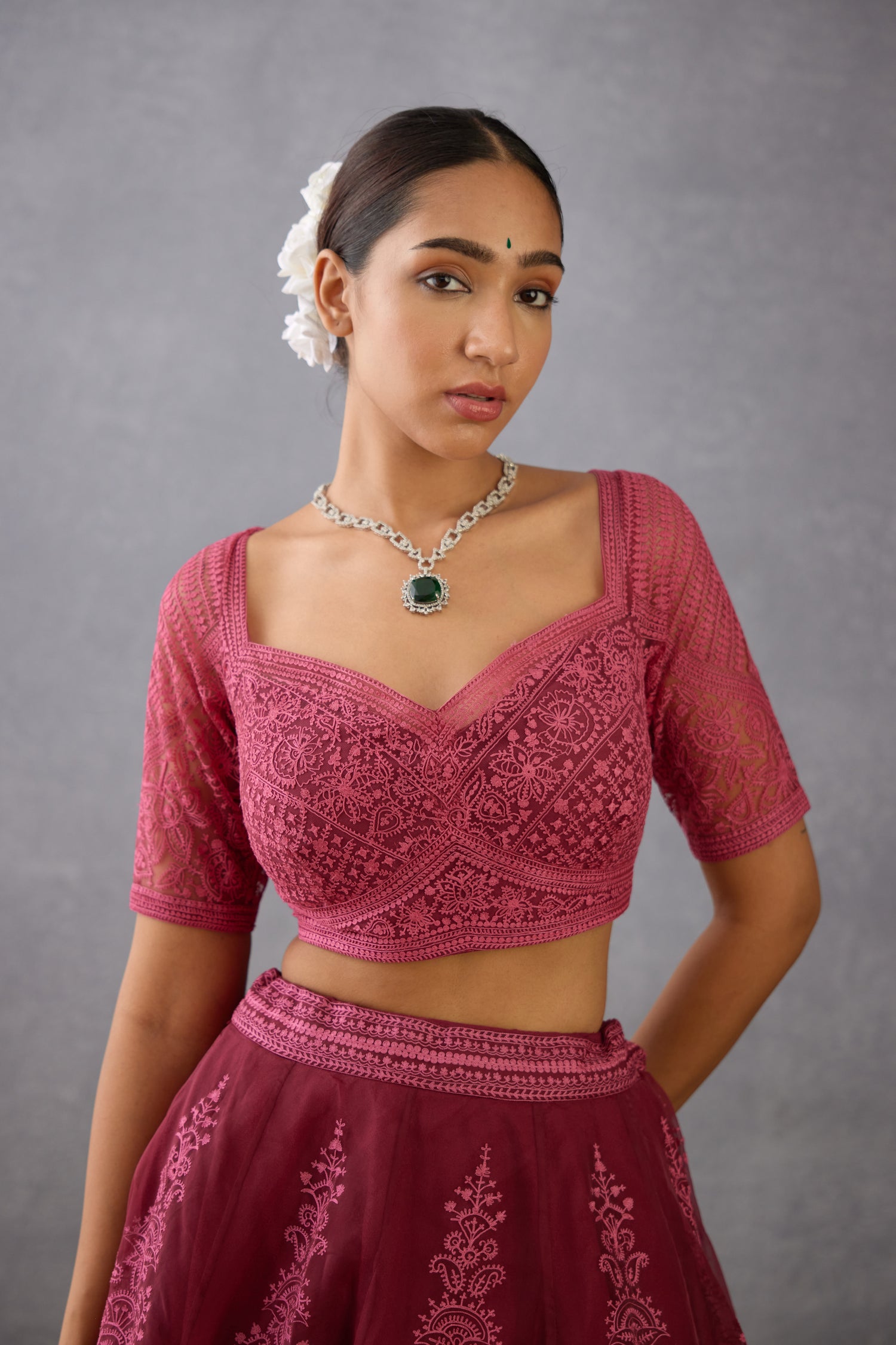 Gulkand Meher Passa Blouse