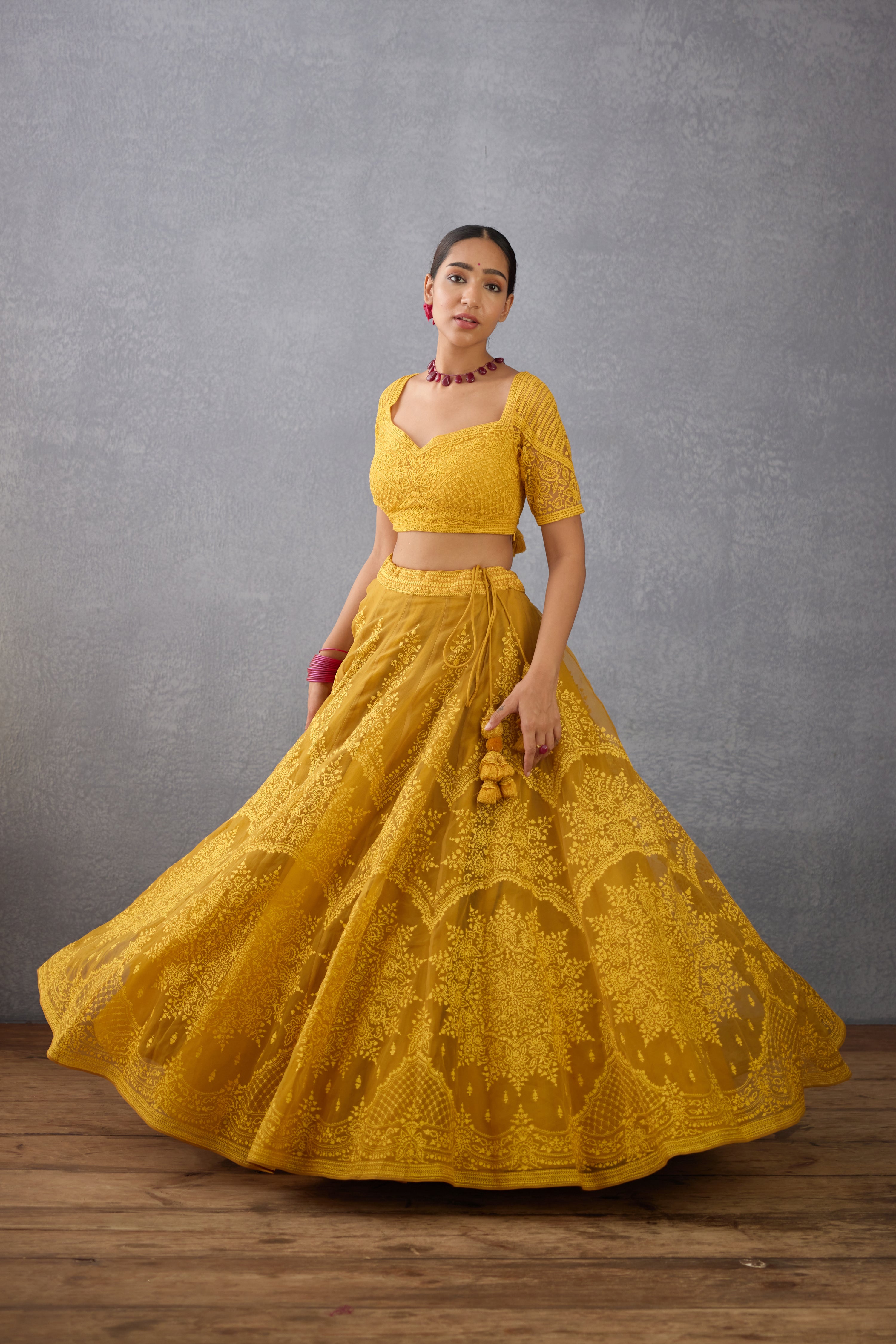 Sunehra Meher Passa Lehenga Set