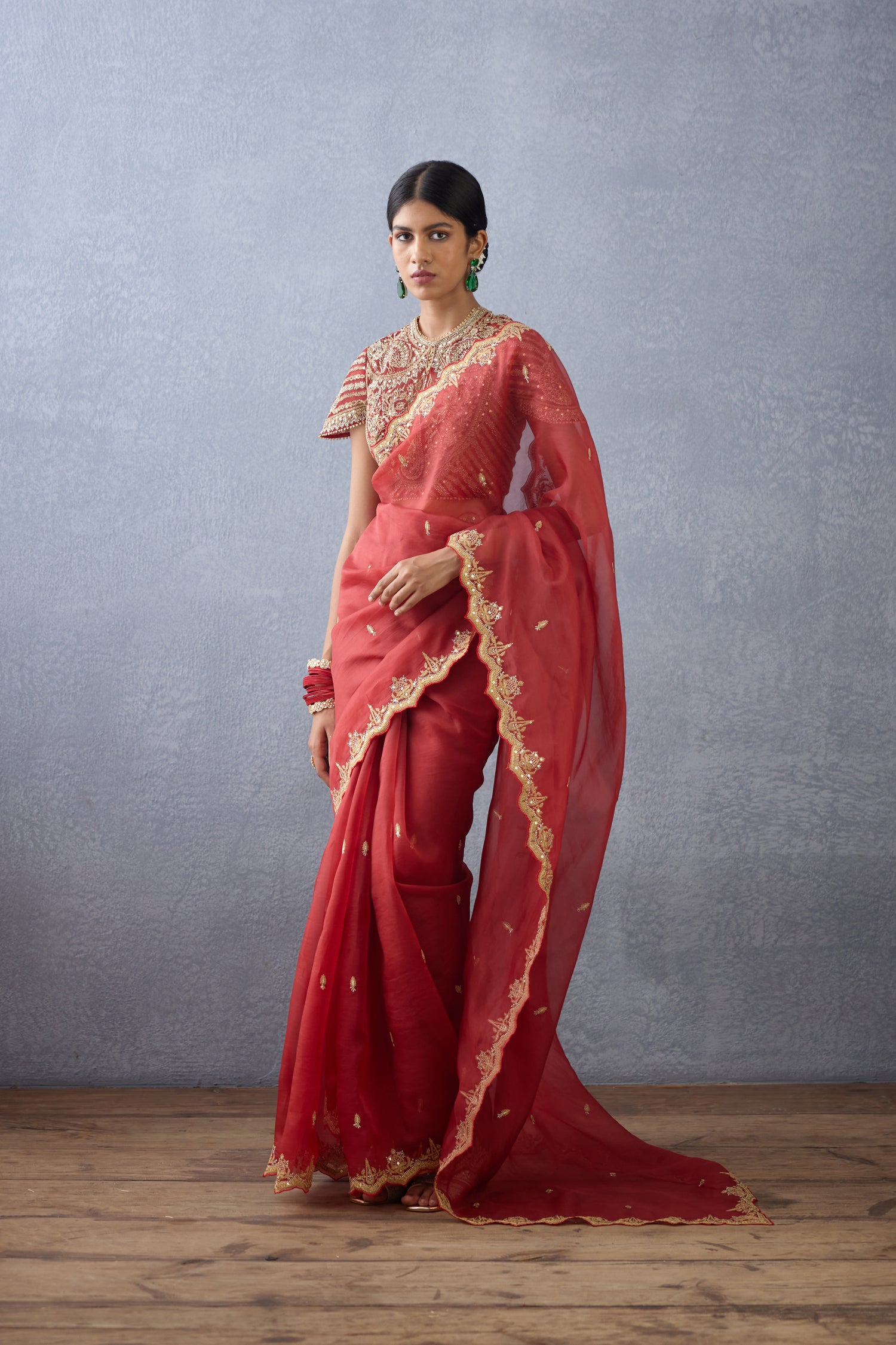Sindoori Nayantara Saree