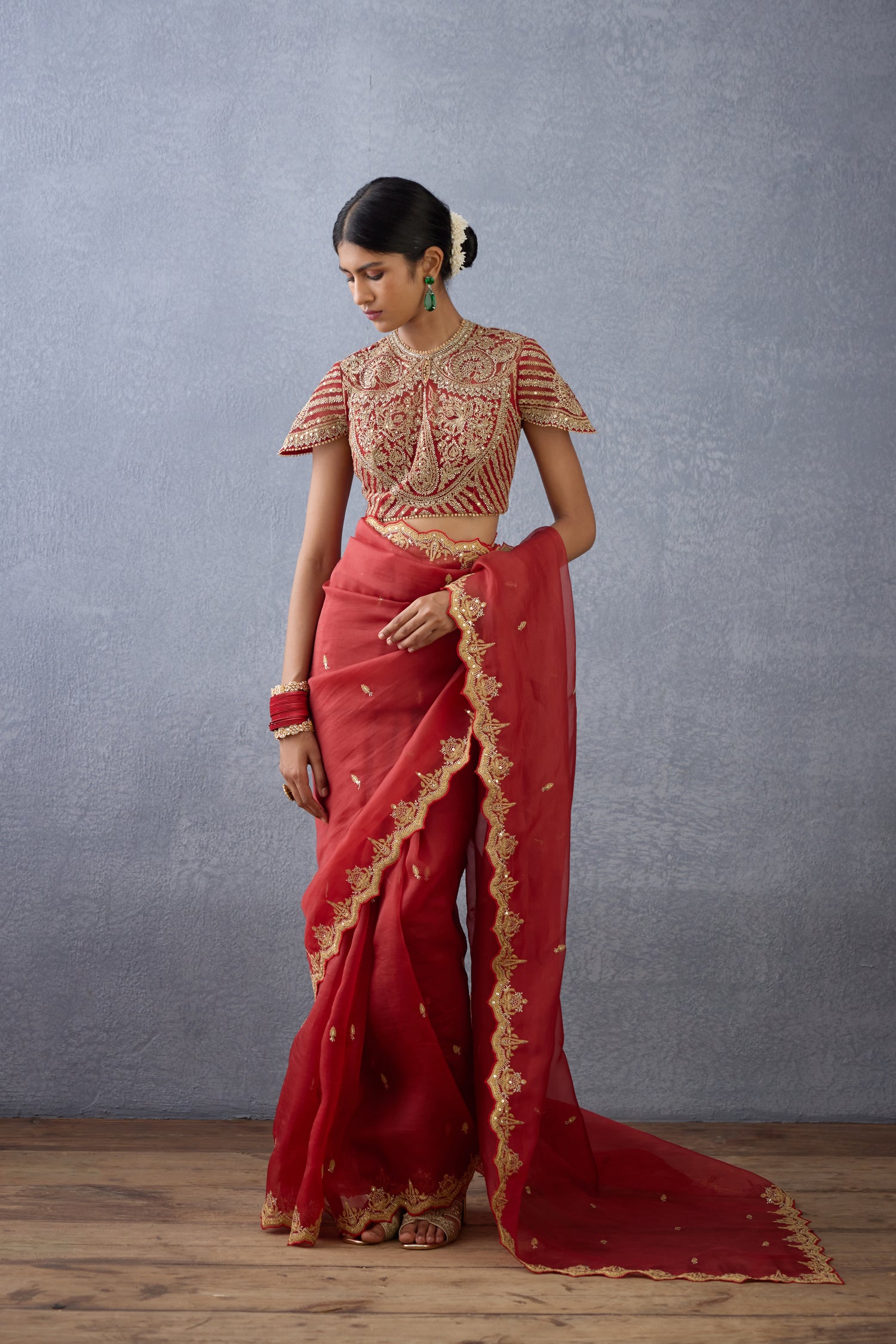 Sindoori Nayantara Saree