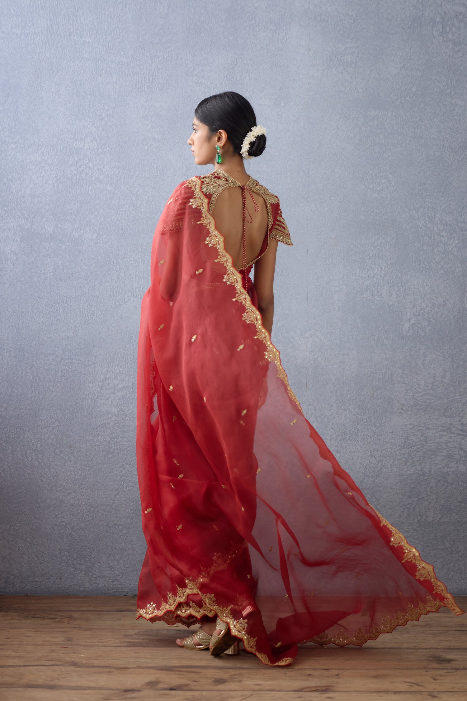 Sindoori Nayantara Saree