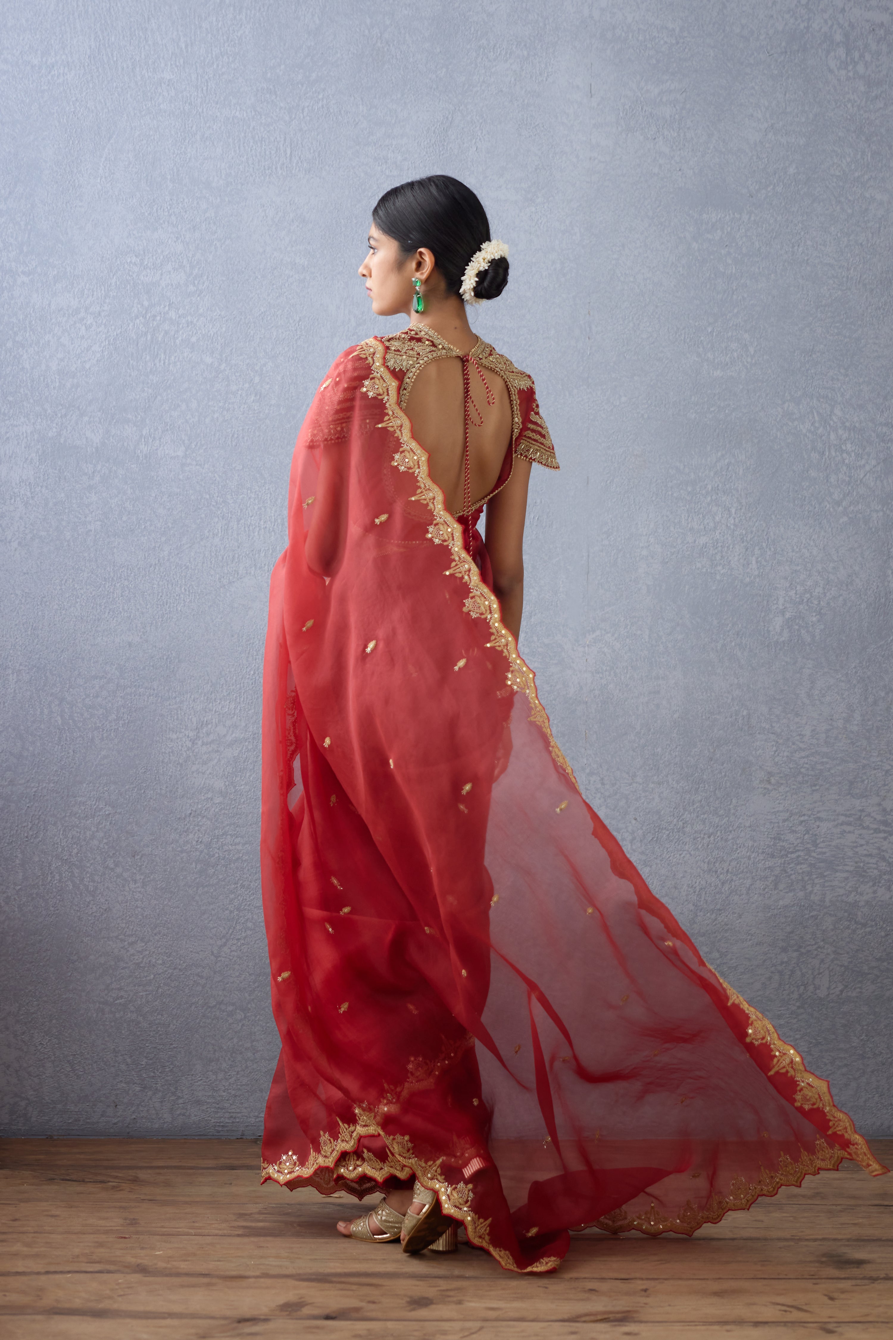 Sindoori Nayantara Saree