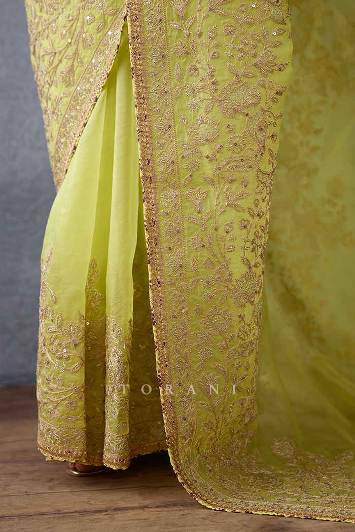 Gul-Mina Yashoda Saree