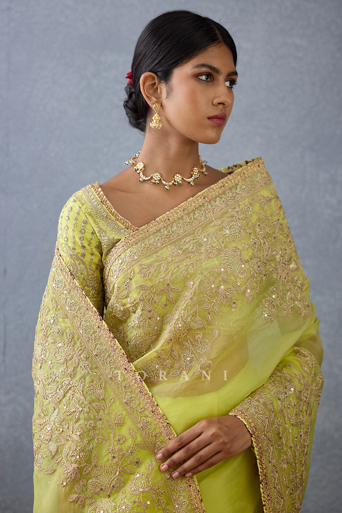 Gul-Mina Yashoda Saree