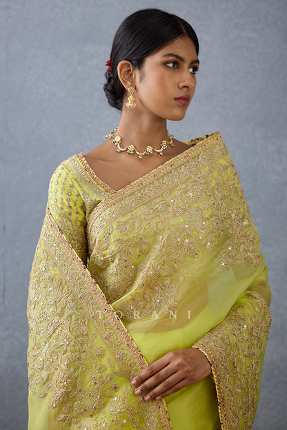 Gul-Mina Yashoda Saree