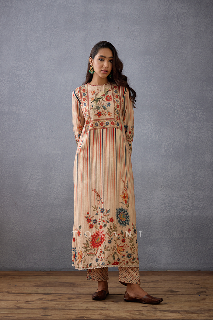 Badami Maham Kurta Set