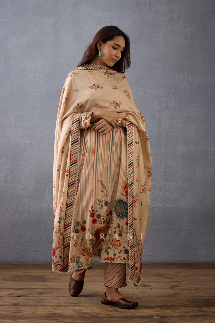 Badami Maham Kurta Set