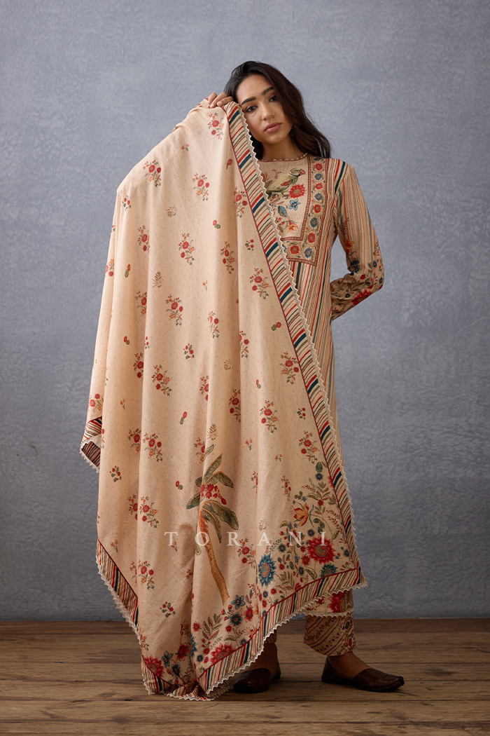 Badami Maham Kurta Set