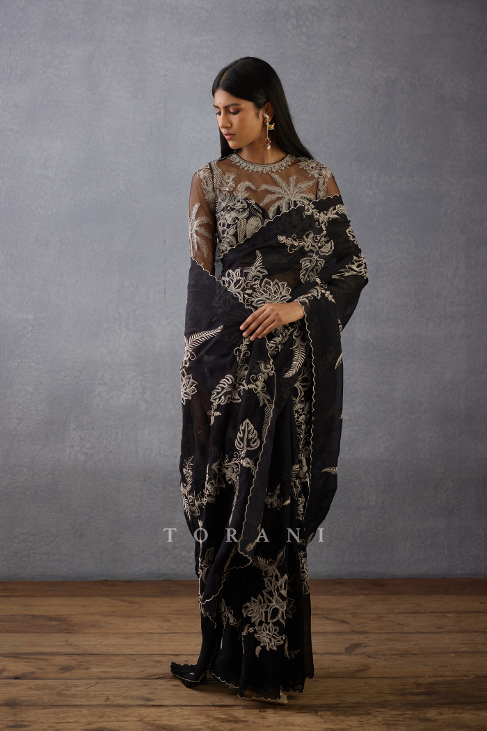 Raat Rani Pankhuri Saree