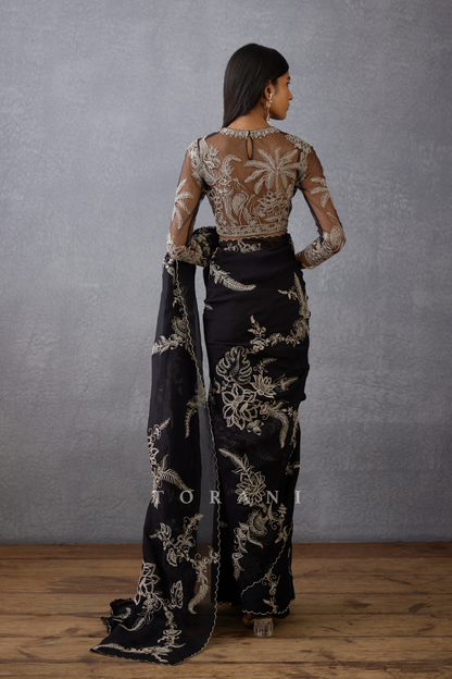 Raat Rani Pankhuri Saree