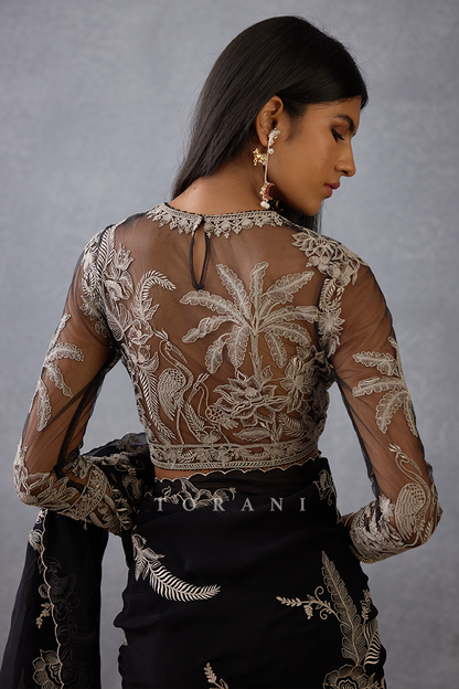 Raat Rani Pankhuri Saree