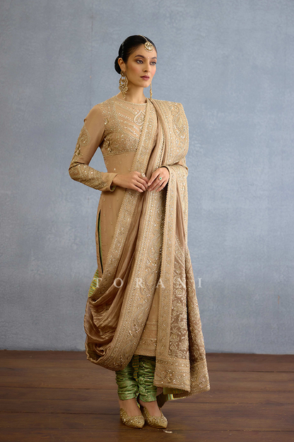 Talai Jahaanaara Khada Dupatta &amp; Kurta Set