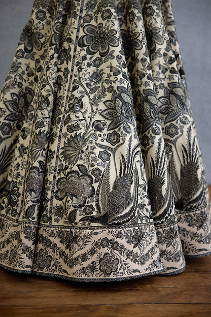 Kalamkari Vedaa Lehenga Set