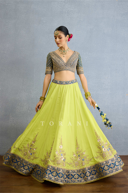 Gul-Mina Indu Lehenga Set