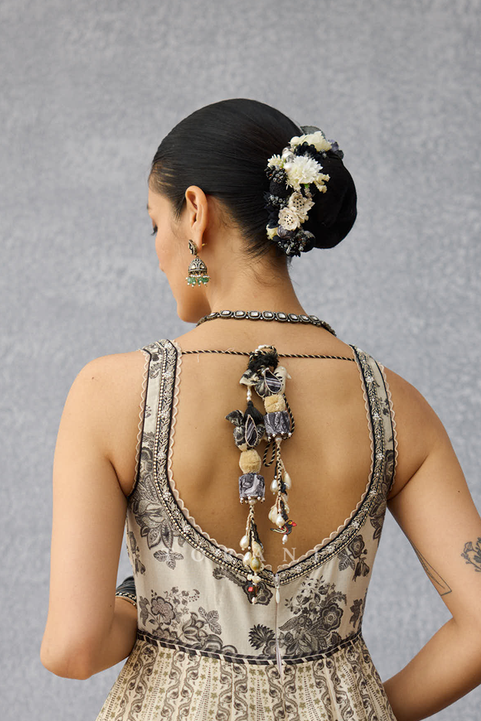 Kalamkari Akaasi Scrunchie