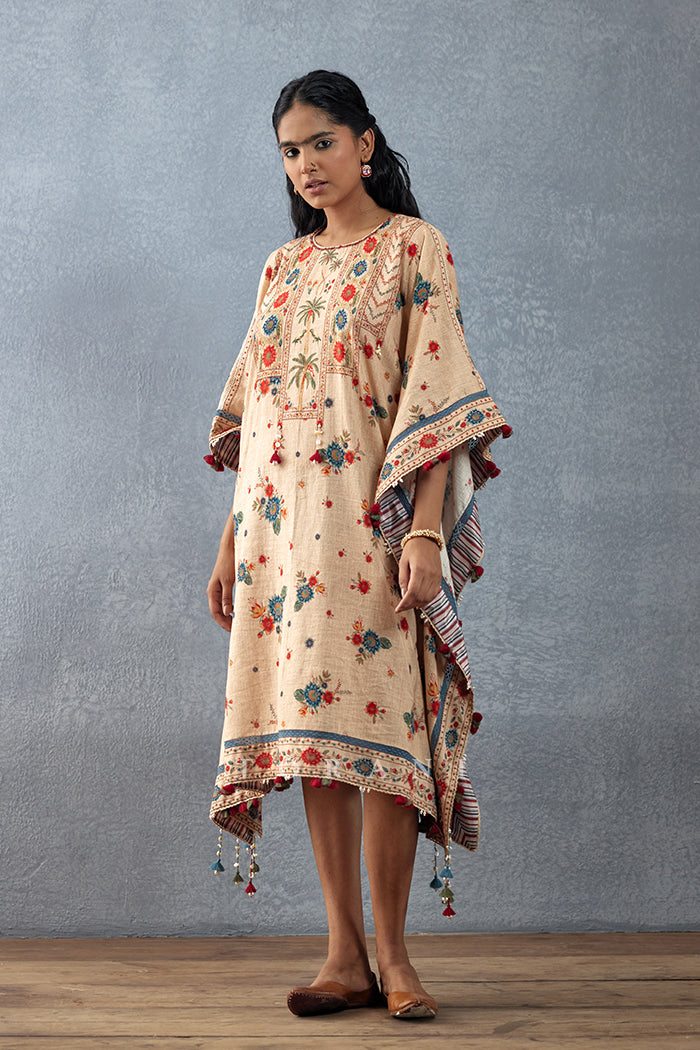 Badami Mahtaab Kaftan