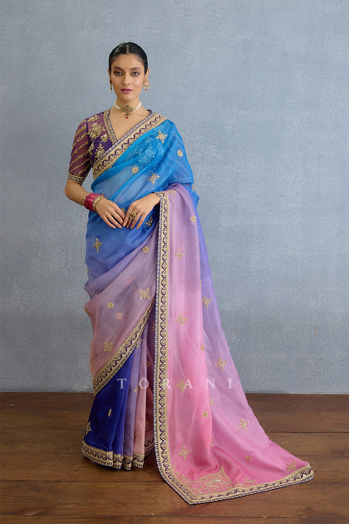 Sandhya Maalti Suvarna Saree – Torani India