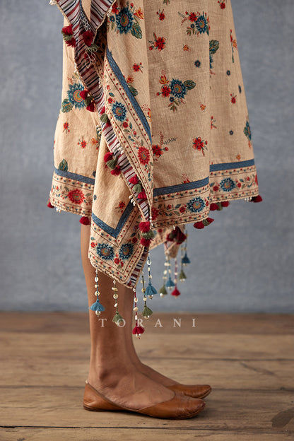 Badami Mahtaab Kaftan