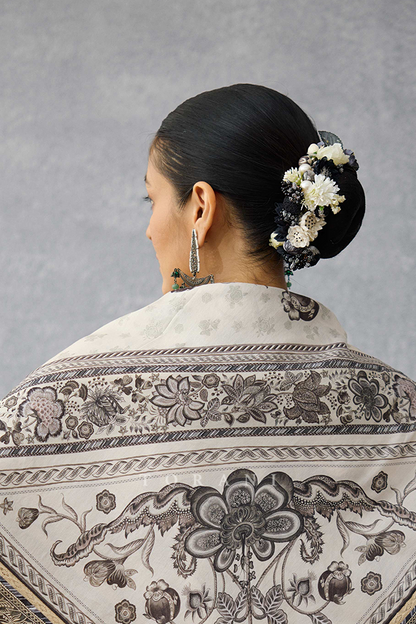 Kalamkari Akaasi Scrunchie