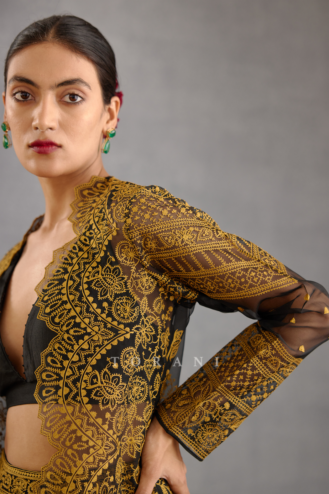 Gulghast Meher Cape Set