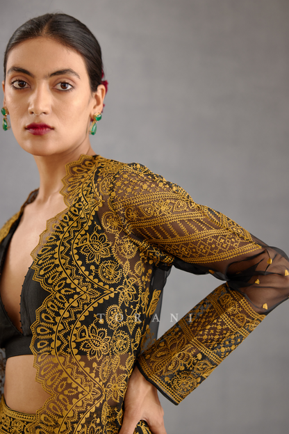 Gulghast Meher Cape Set