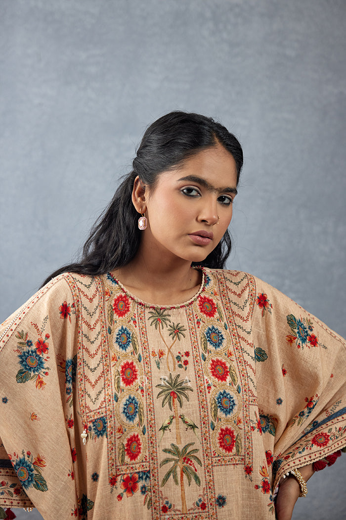 Badami Mahtaab Kaftan