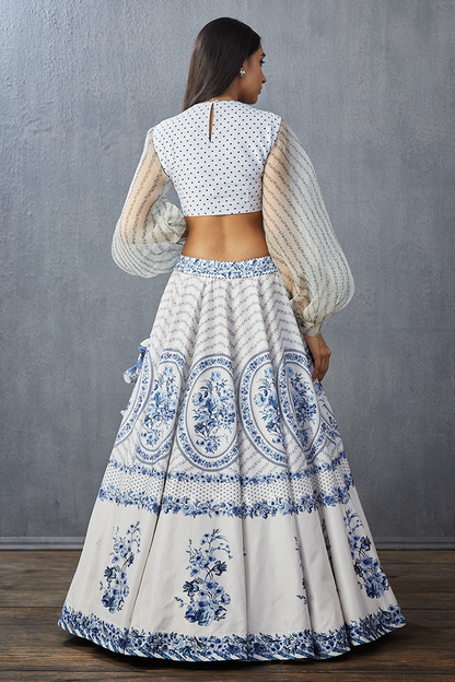 Neeli Gauraiya Poulami Lehenga Set
