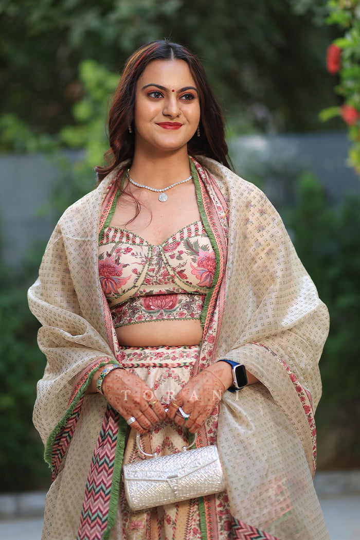 Maitri Adeshara In Our Kasturi Oorjita Lehenga Set