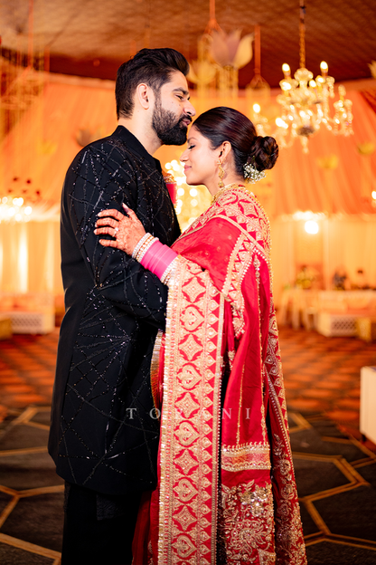 Ankita Singh in our Shamse Mariam Naazia Saree Set