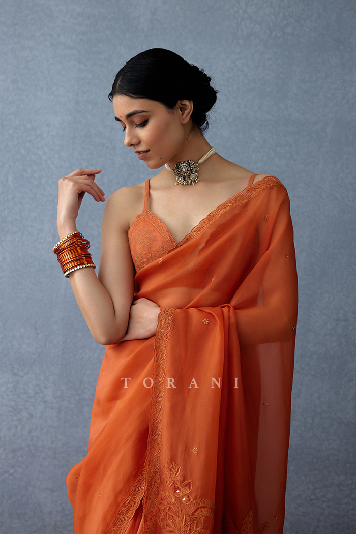 Kesari Damini Saree