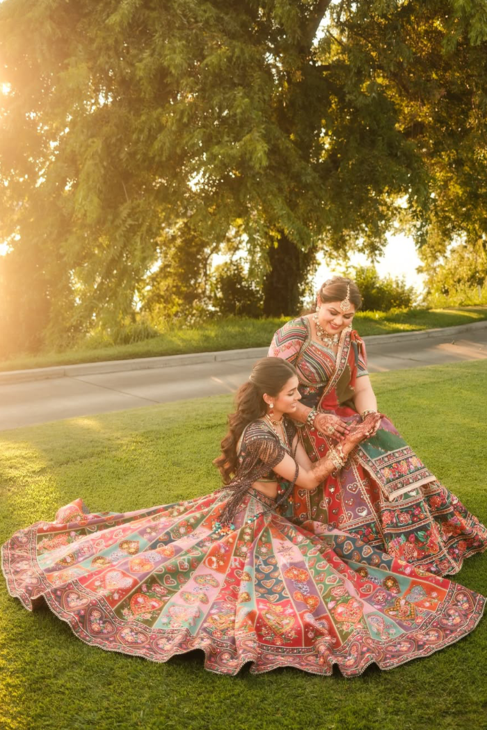 Simran Jago in our Dil-Rang Jharonka Jayera Lehenga Set 2XL / Multicolour Simran Jago in our Dil-Rang Jharonka Jayera Lehenga Set 2XL / Multicolour