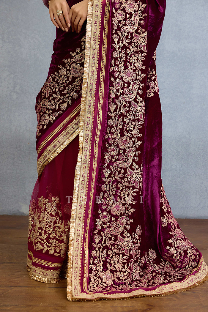 Shehtooti Makhmal Yashoda Saree