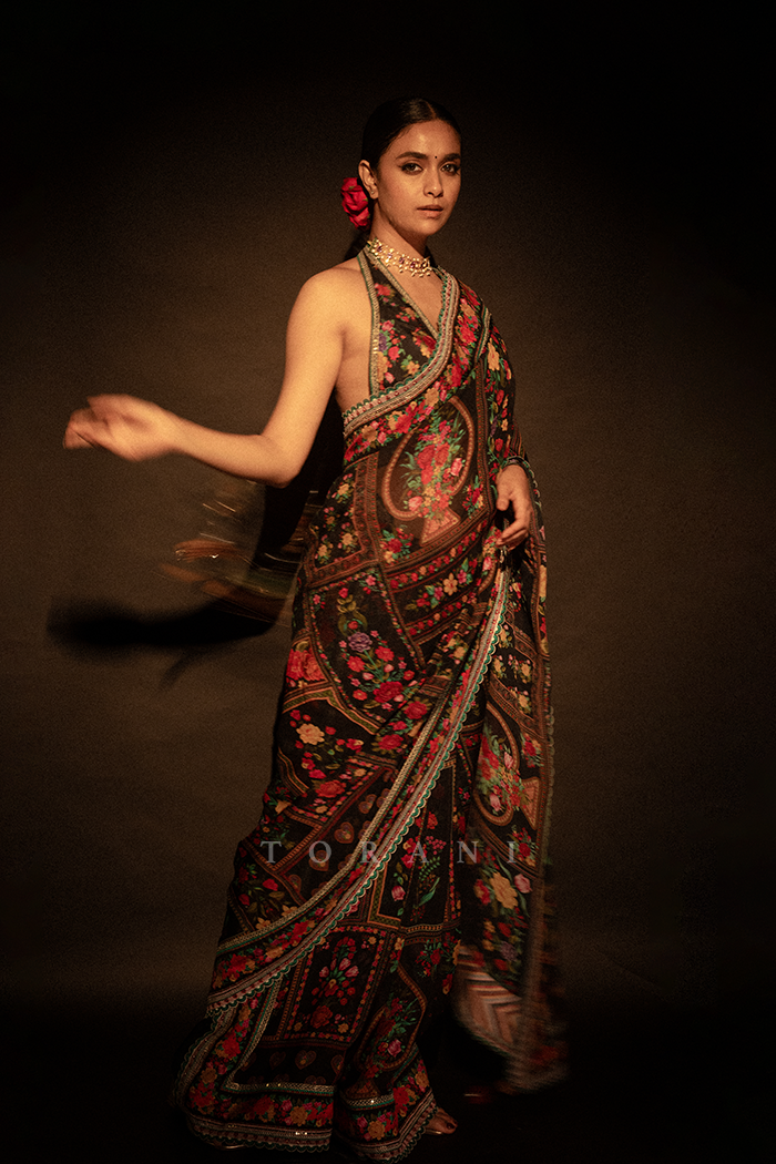 Keerthy Suresh In Our Dil Shaad Cyra Saree Set