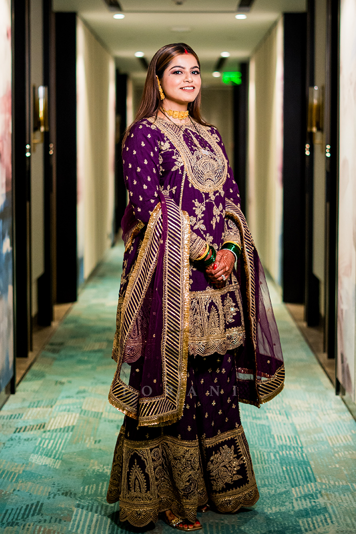 Ankita Keswani in our Gul-Rez Meera Sharara Set