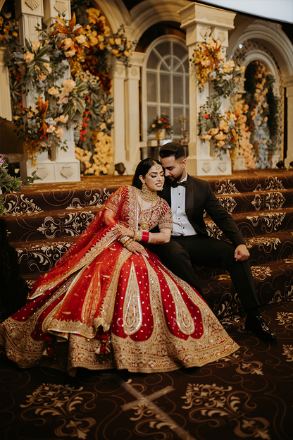 Snehdeep Kangder in our Sindoori Suhani Lehenga Set