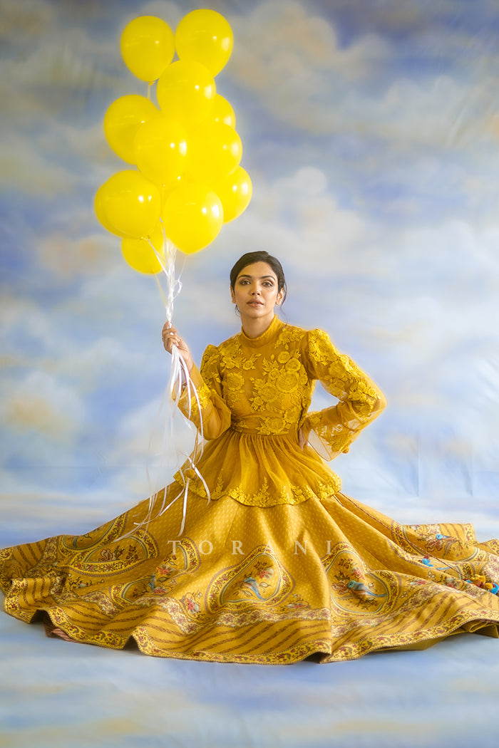 Shriya Pilgaonkar In Our Sunehra Poulami Lehenga Set