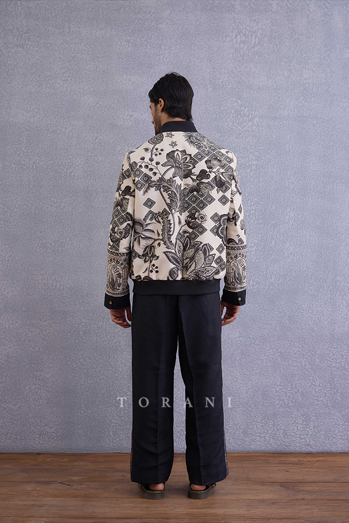 Kalamkari Darshit Bomber Jacket Set