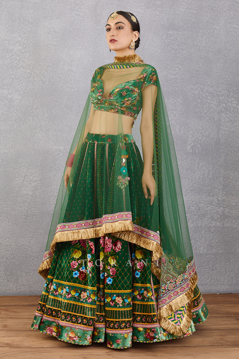 Panna Qurbat Lehenga Set