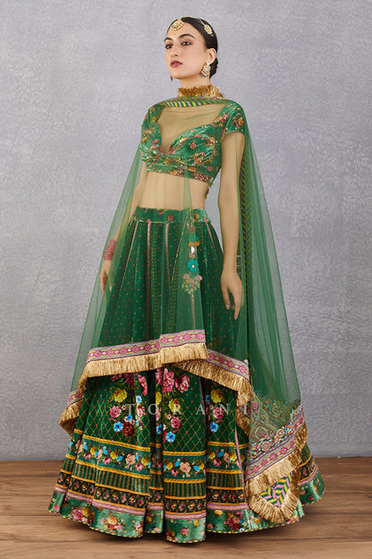 Panna Qurbat Lehenga Set