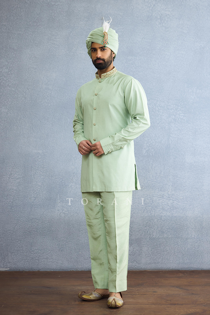 Pushta Azeem Jacket Set