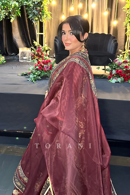 Sarbie Gill In Our Gulnar Khurshid Lehenga Set