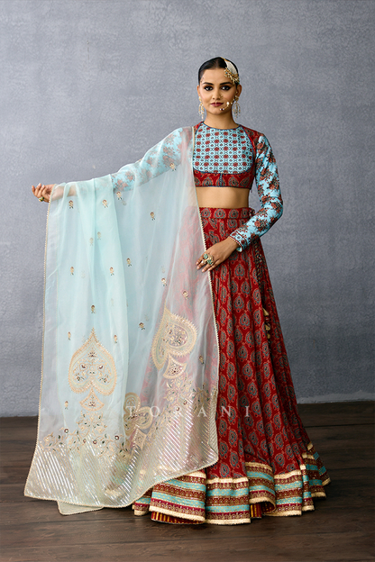 Neer-Kashish Saroja Vimalangi Lehenga Set