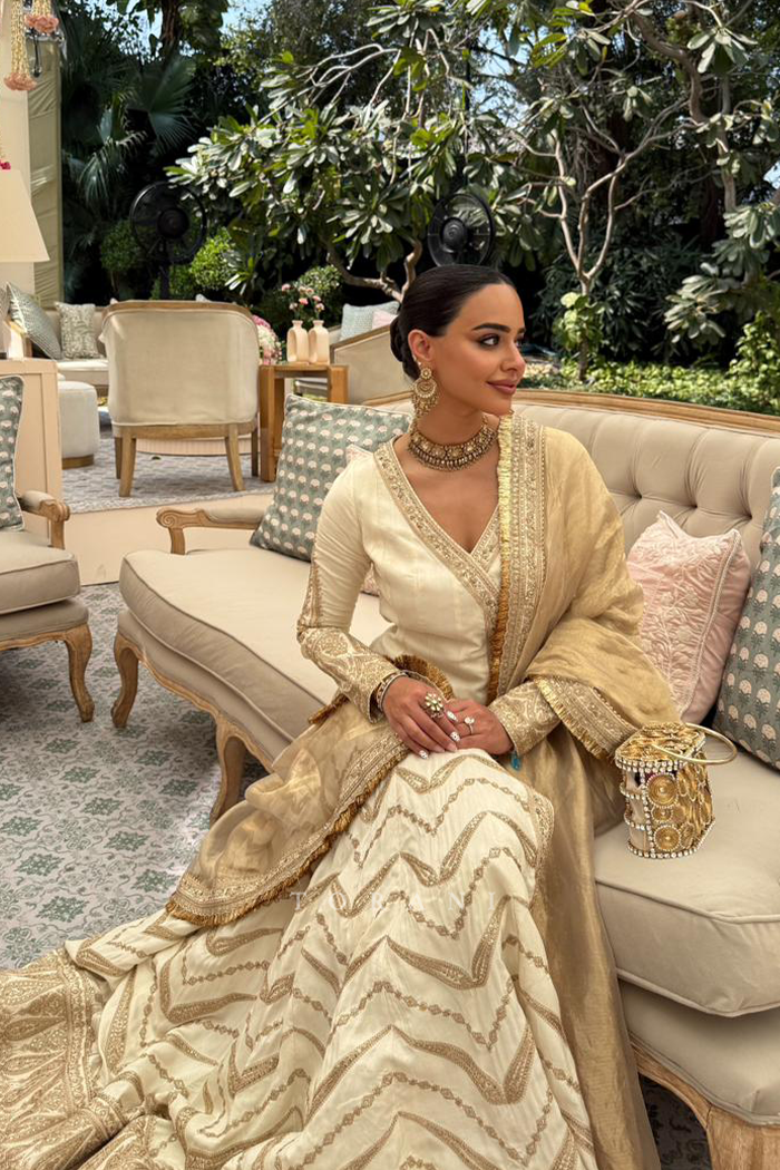 Arushi Mehra in our Maahe Ifra Anarkali Set